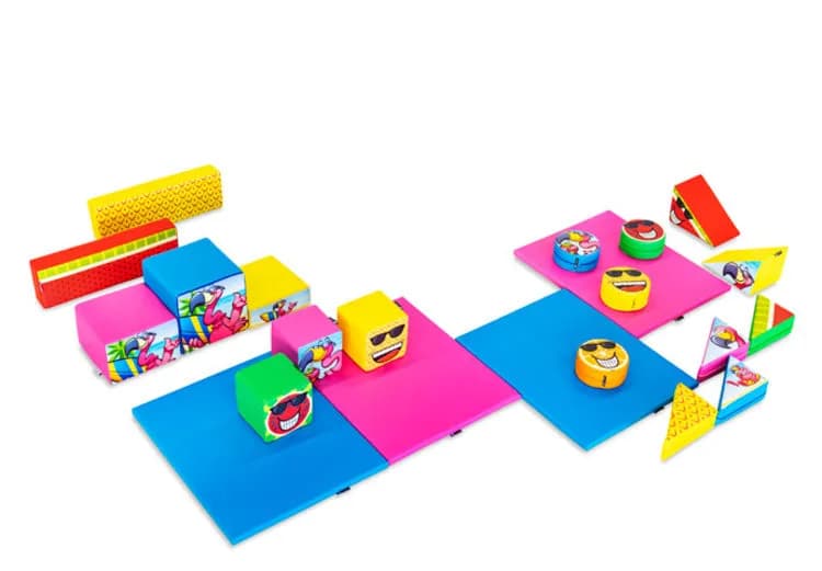 Softplay Set L Flamingo Hawaii (22-piece)
