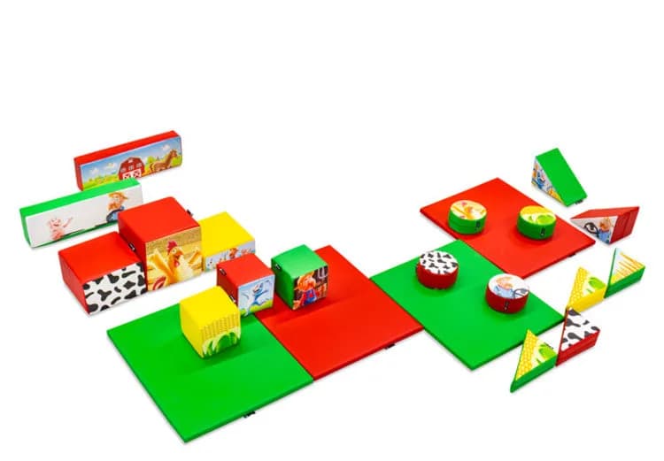 Softplay Set L Farm (22-piece)