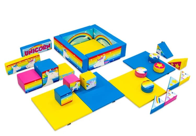 Softplay Set XL Unicorn (27-piece)