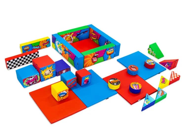 Softplay Set XL Comic (27-piece)
