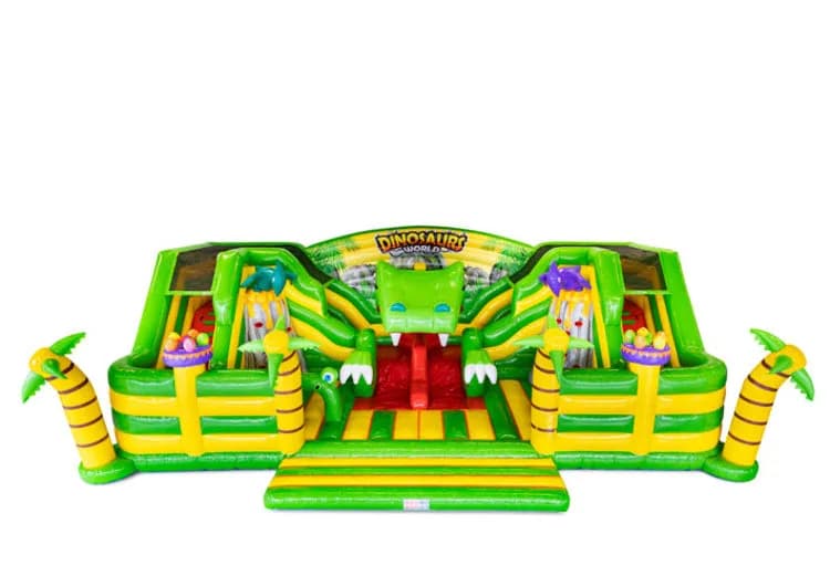 Slideworld 15m Dino Bouncy Castle