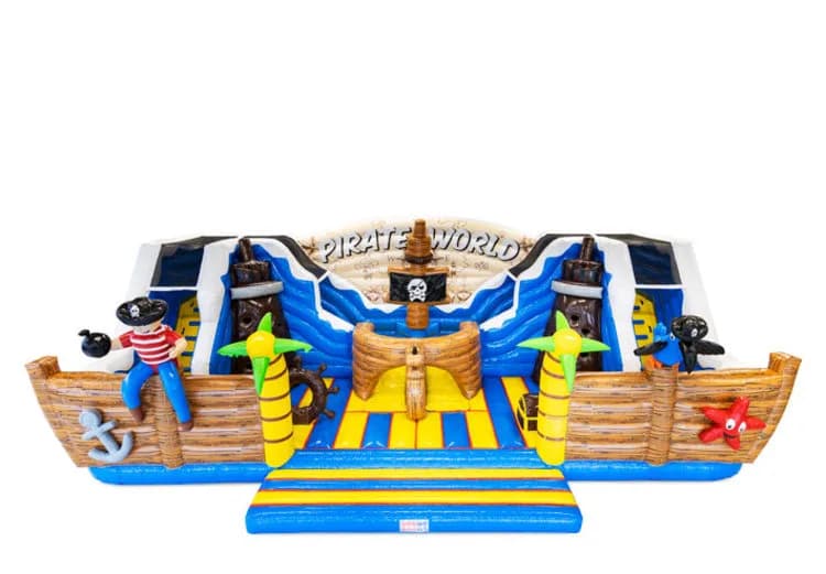 Slideworld 15m Pirate Bouncy Castle