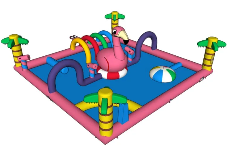 Splashy Playground XXL Flamingo