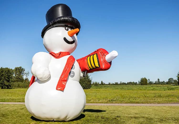 Bubble Snowman