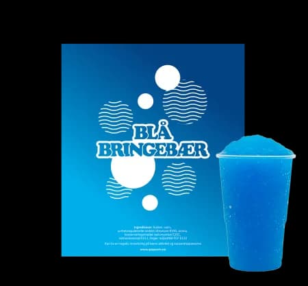 Slush Blå Bringebær 5 liter