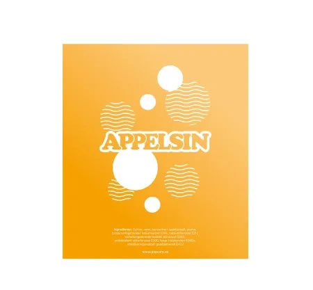 Frontetikett Appelsin
