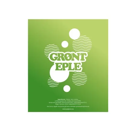 Frontetikett Grønt Eple