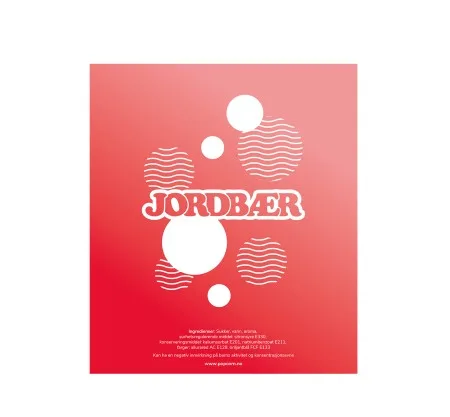 Frontetikett Jordbær