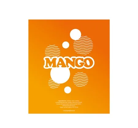 Frontetikett Mango