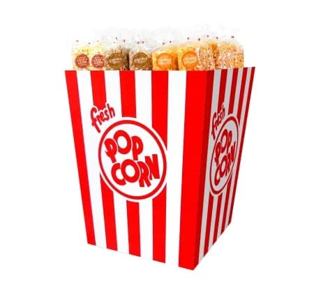 Salgsdisplay til popcorn