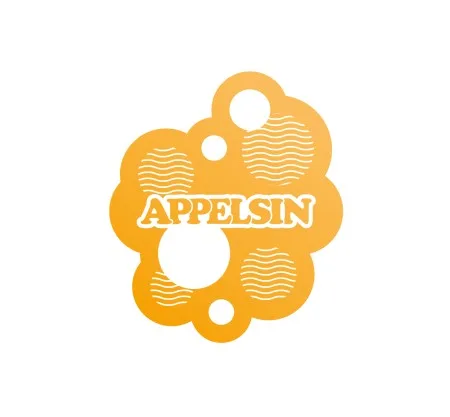Toppetikett Appelsin