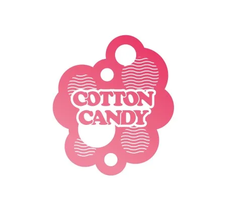Toppetikett Cotton Candy