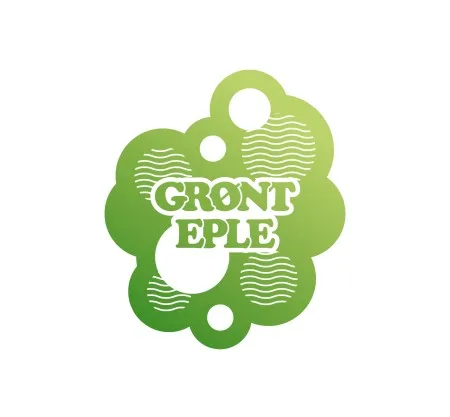 Toppetikett Grønt Eple